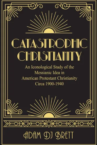 Art Deco black and gold style cover for Catastrophic Christianity