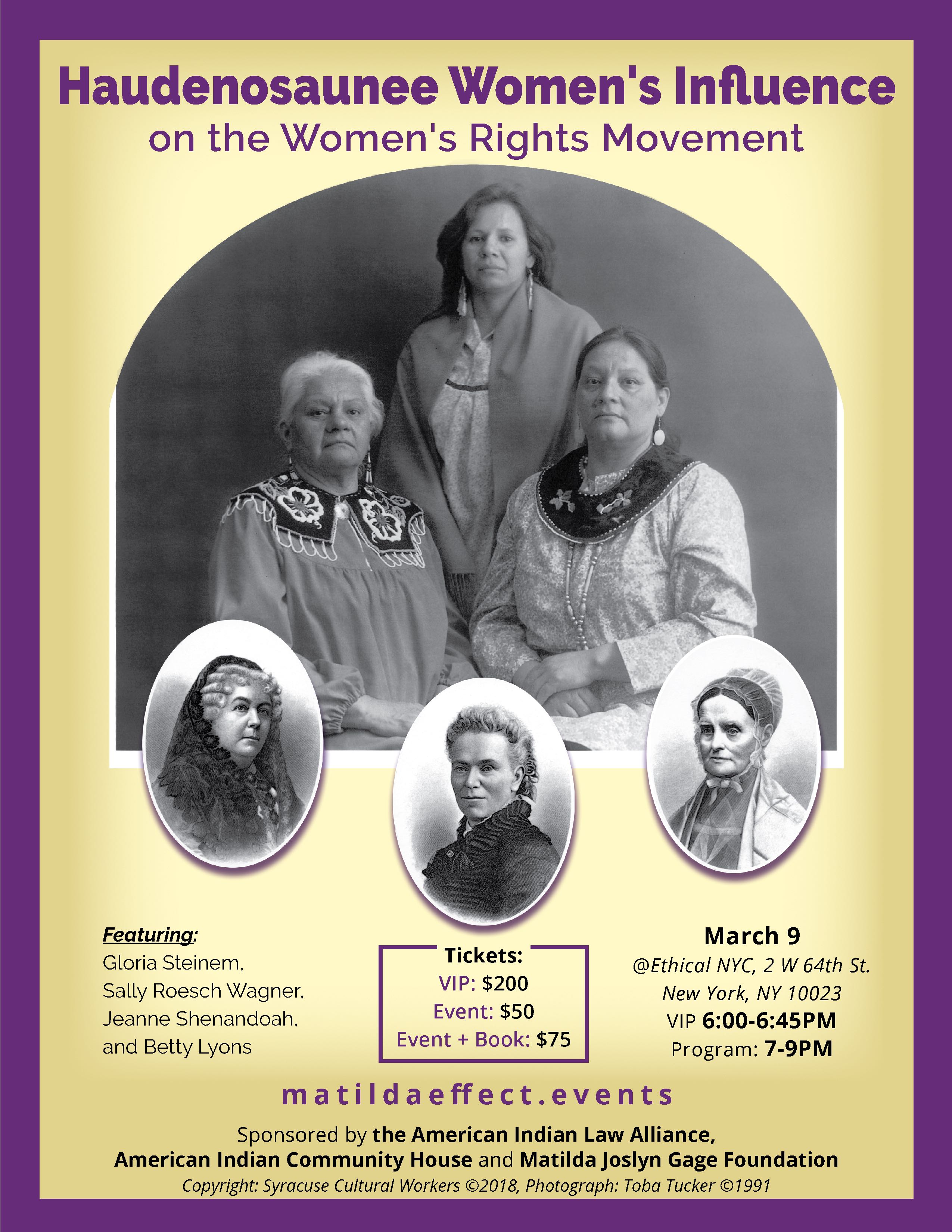 Haudenosaunee Women's Influence Poster